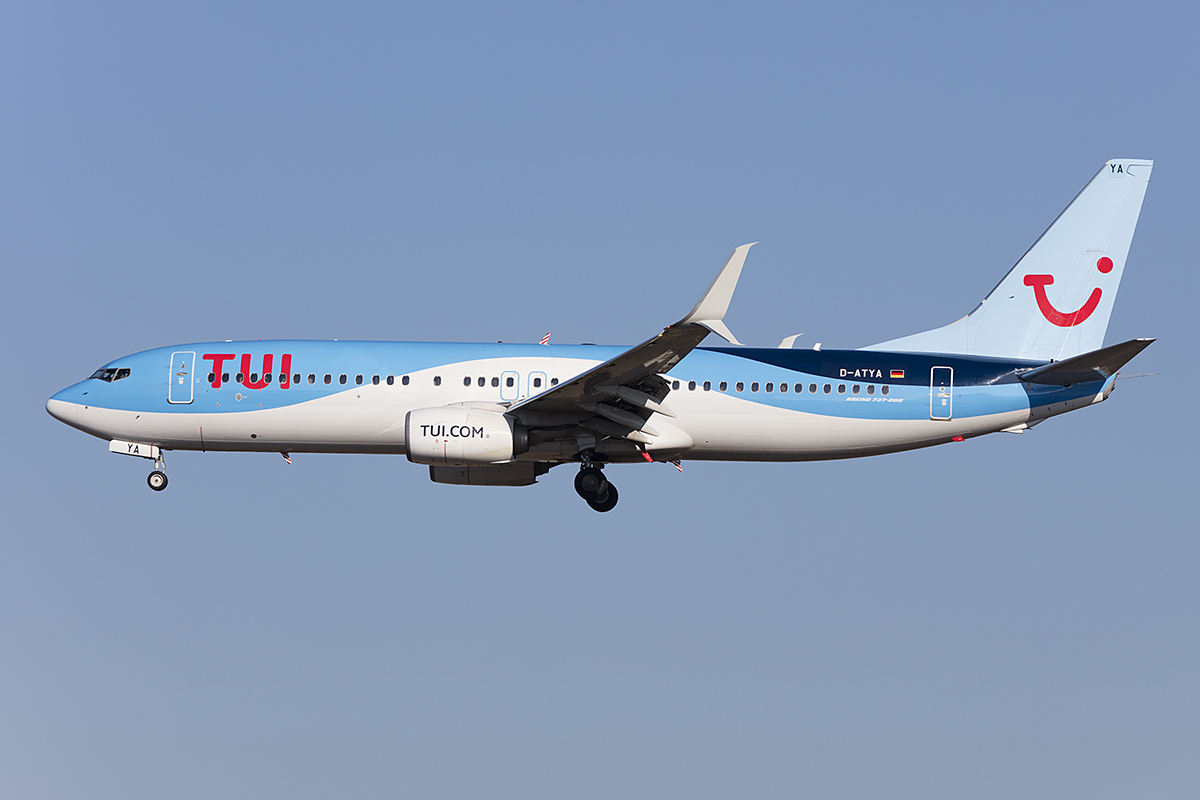 TUIfly, D-ATYA, Boeing, B737-8AS, 14.10.2018, FRA, Frankfurt, Germany 



