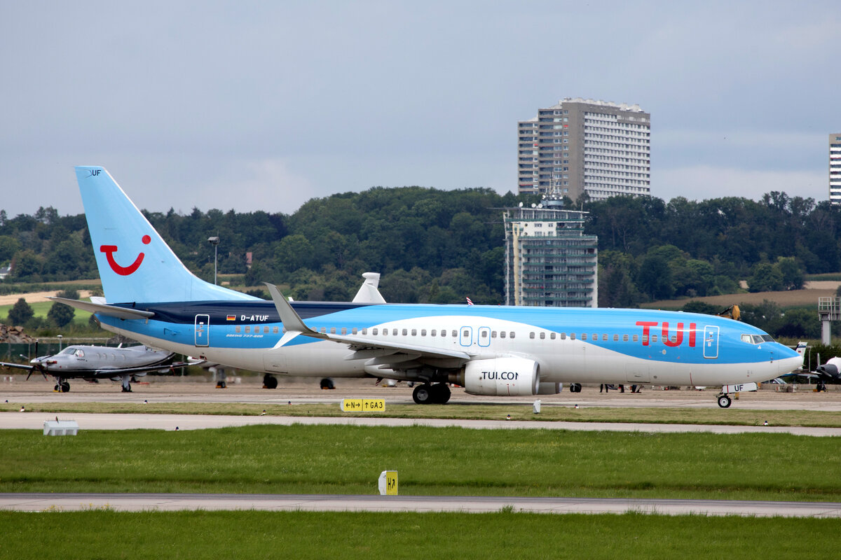TUIfly (X3-TUI), D-ATUF, Boeing, 737-8K5 wl, 05.08.2021, EDDS-STR, Stuttgart, Germany