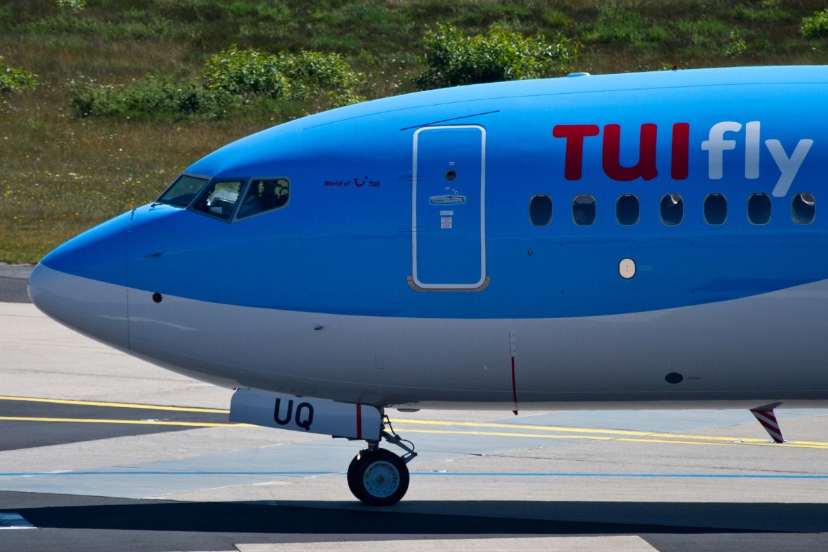TUIfly (X3/TUI), D-ATUQ, Boeing, 737-8K5 sswl (Bug/Nose), 05.06.2015, CGN-EDDK, Köln-Bonn, Germany