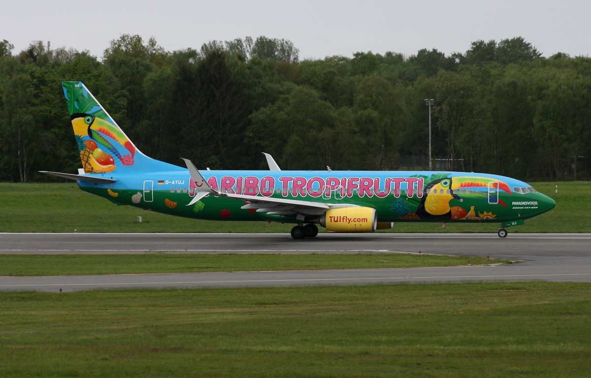 TUIfly,D-ATUJ,(c/n 39923),Boeing 737-8K5(WL),10.05.2015,HAM-EDDH,Germany(Haribo Tropifrutti cs.)
