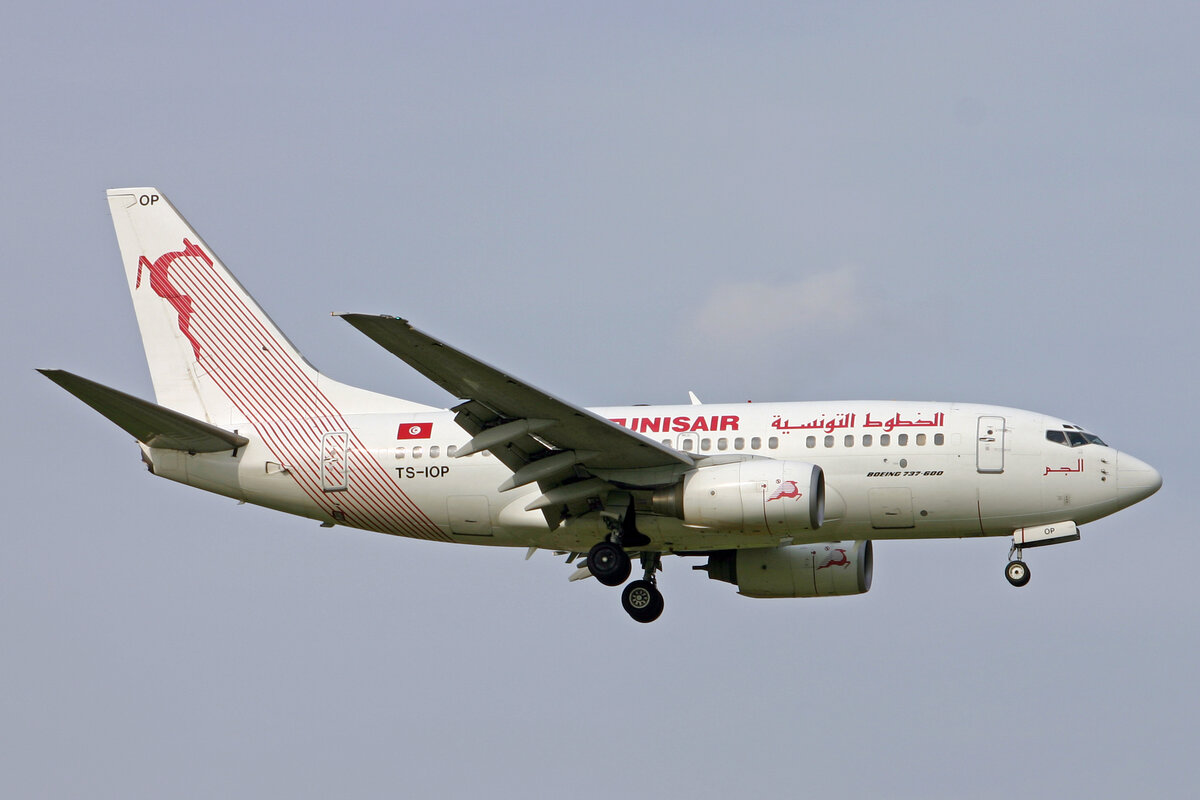 Tunis Air, TS-IOP, Boeing B737-6H3, msn: 29500/543,  El Jem , 19.April 2006, ZRH Zürich, Switzerland.