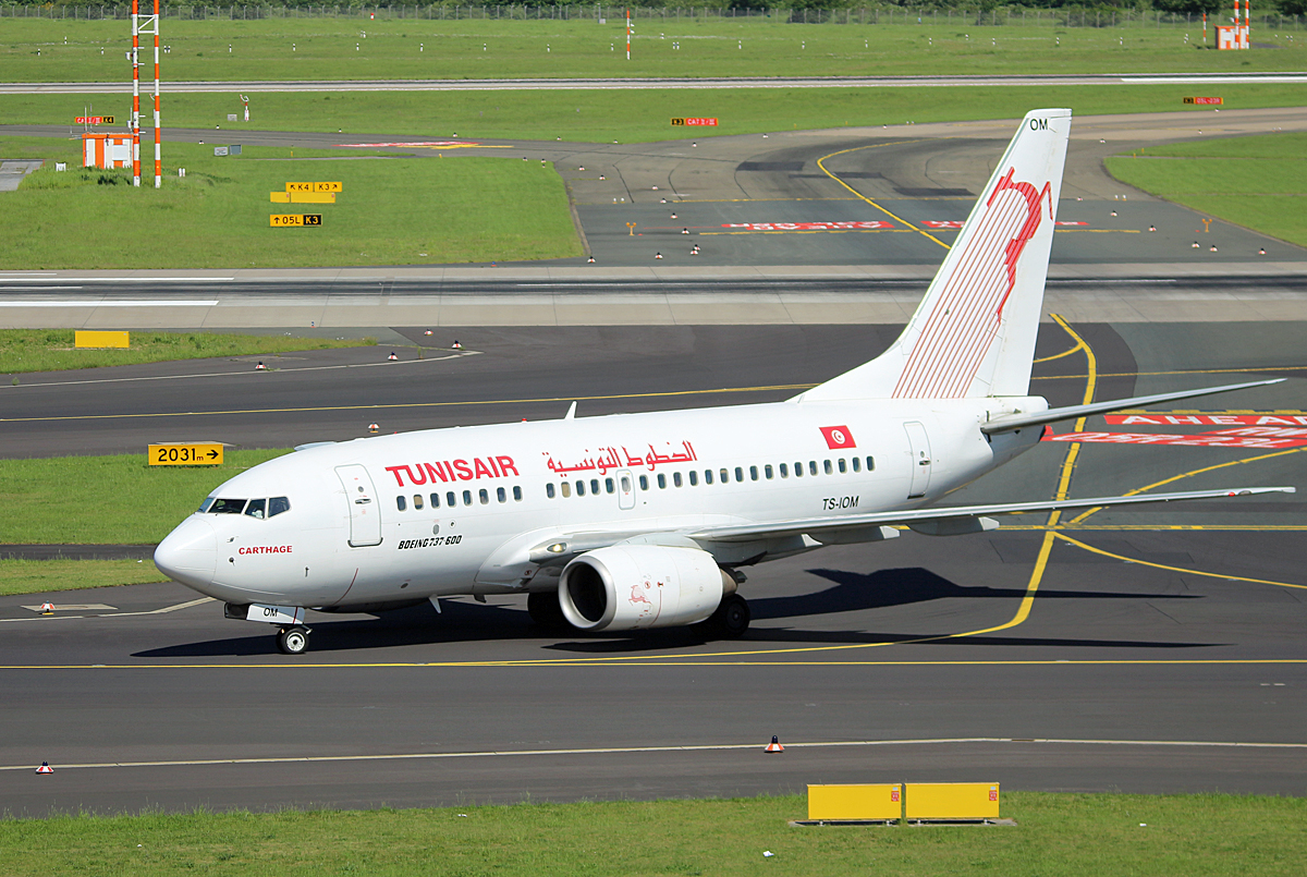 Tunisair, Boeing B 737-6H3, TS-IOM, DUS, 17.05.2017