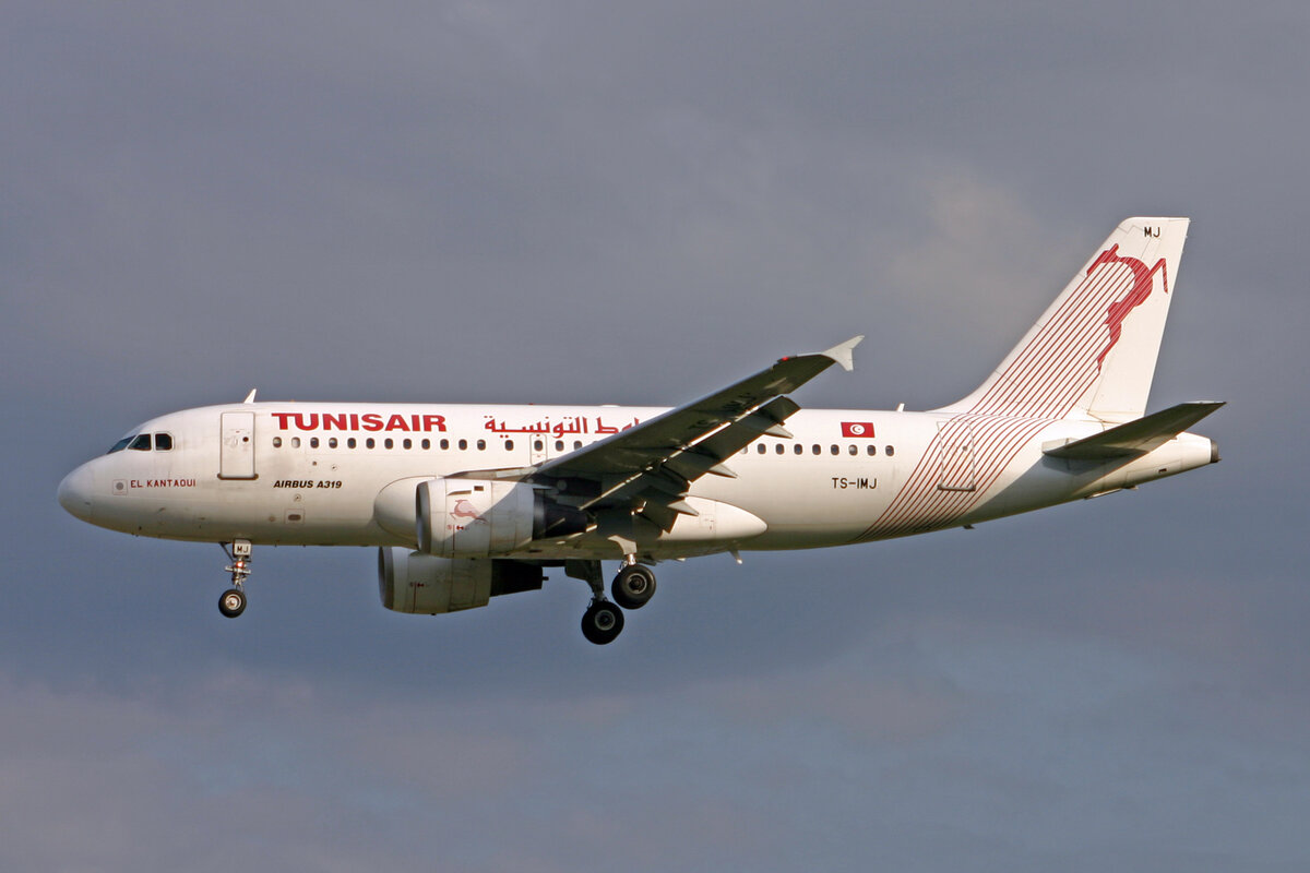 Tunisair, TS-IMJ, Airbus A319-114, msn: 869,  El Kantaoui , 01.September 2007, GVA Genève, Switzerland.