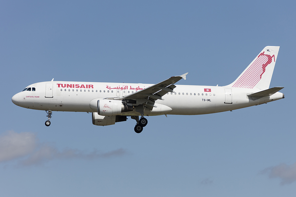 Tunisair, TS-IML, Airbus, A320-211, 28.04.2018, FRA, Frankfurt, Germany 



