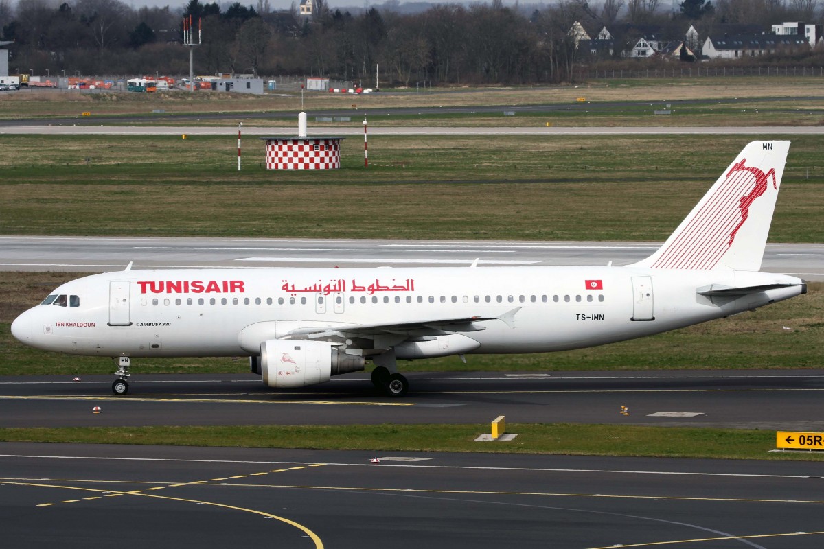 Tunisair, TS-IMN  Ibn Khaldoun , Airbus, A 320-211, 03.04.2015, DUS-EDDL, Düsseldorf, Germany