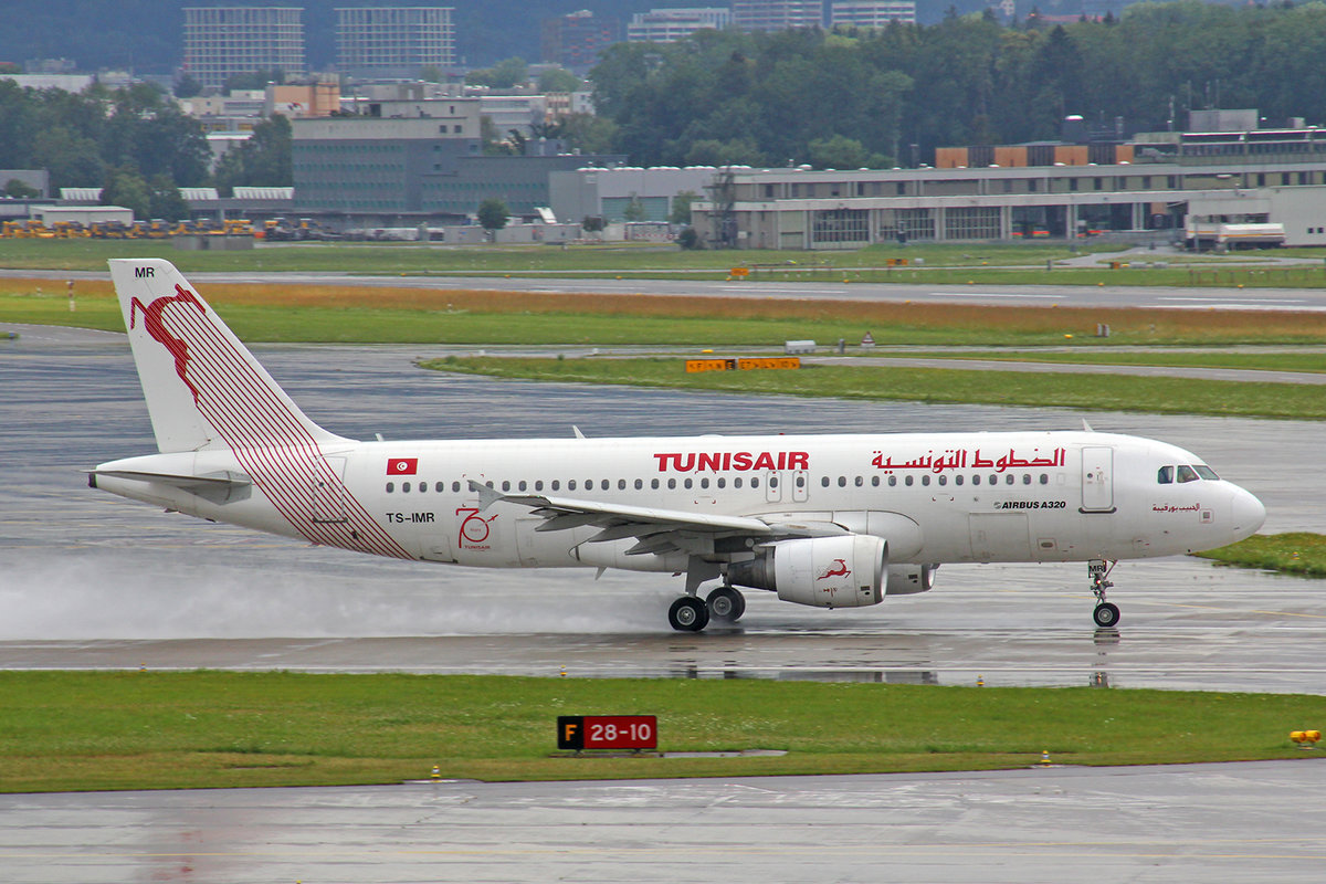 Tunisair, TS-IMR, Airbus A320-214, msn: 4344,  Habib Bourguiba , 11.Juli 2020, ZRH Zürich, Switzerland.