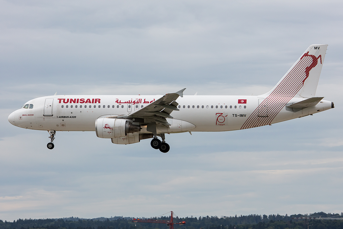 Tunisair, TS-IMV, Airbus, A320-214, 17.08.2019, ZRH, Zürich, Switzerland

