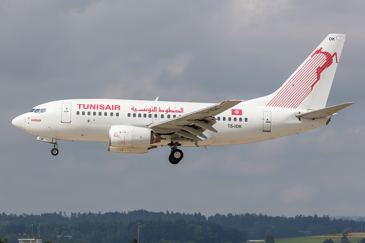 Tunisair, TS-IOK, Boeing, B737-6H3, 26.06.2021, ZRH, Zürich, Switzerland