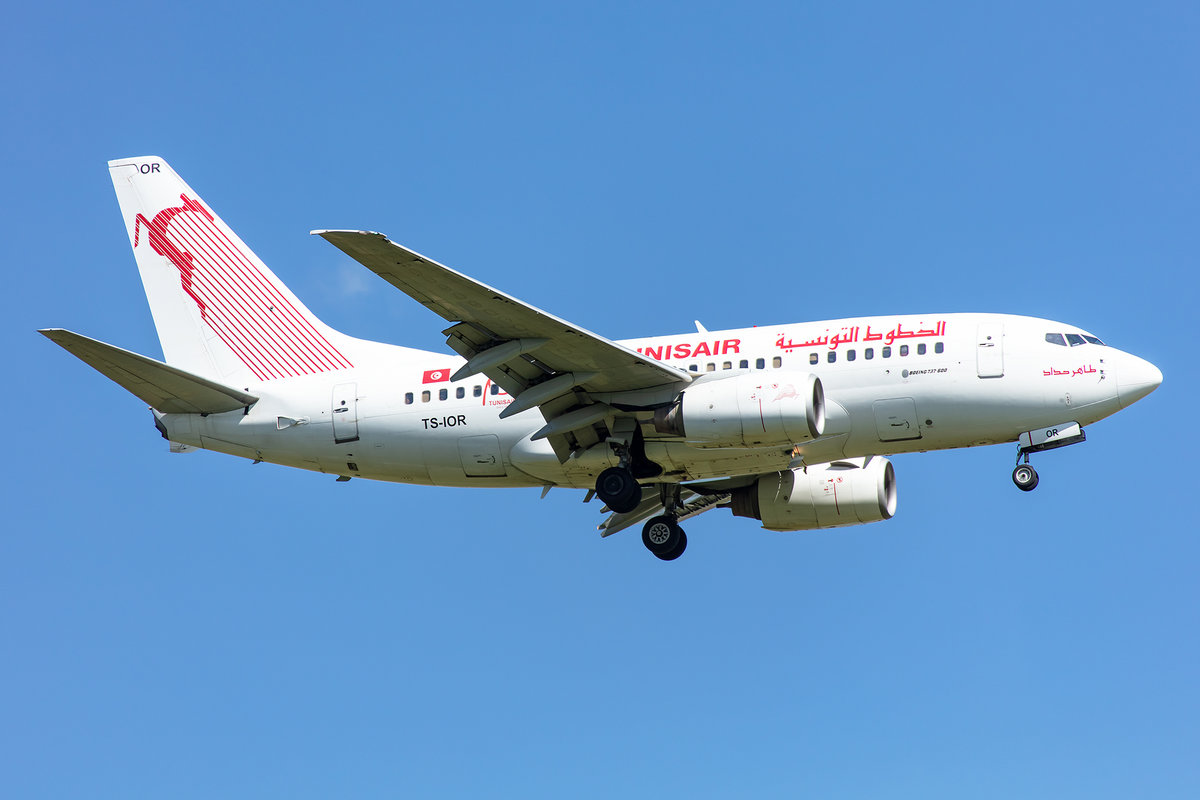 Tunisair, TS-IOR, Boeing, B737-6H3, 13.05.2019, CDG, Paris, France


