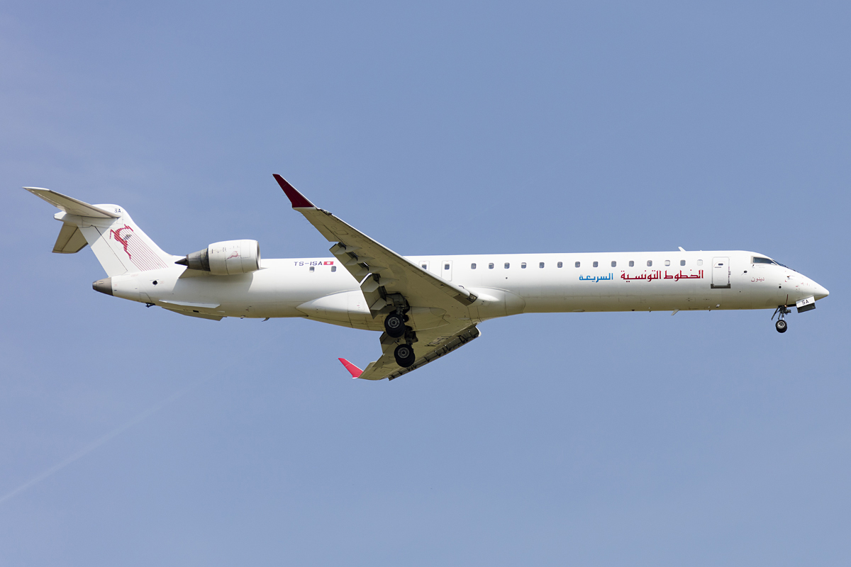 Tunisair, TS-ISA, Bombardier, CRJ-900, 08.05.2016, CDG, Paris, France


