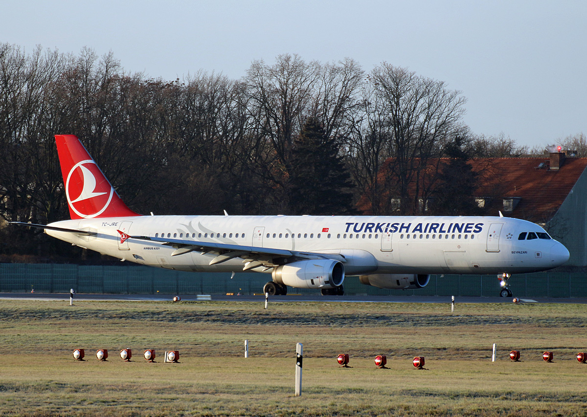Turkish Airlines, Airbus A 321-231, TC-JRE, TXL, 05.01.2020