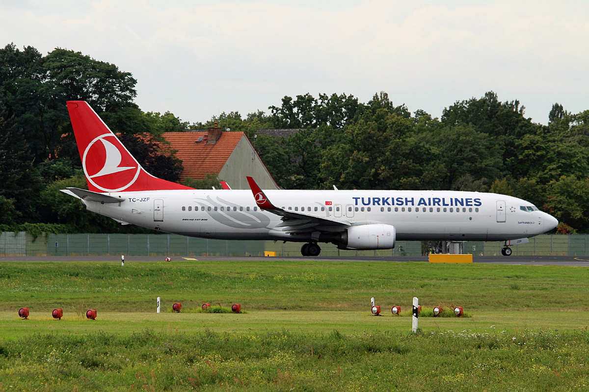 Turkish Airlines, Boeing B 737-8F2, TC-JZF, TXL, 12.09.2017