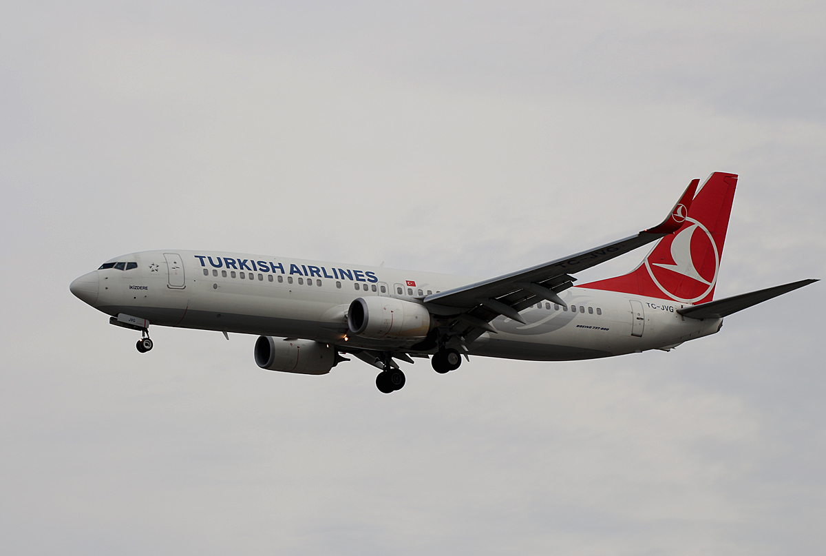 Turkish Airlines, Boeing B 737-8F2, TC-JVG, TXL, 29.08.2020