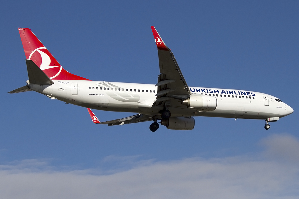 Turkish Airlines, TC-JGF, Boeing, B737-8F2, 02.03.2014, GVA, Geneve, Switzerland 



