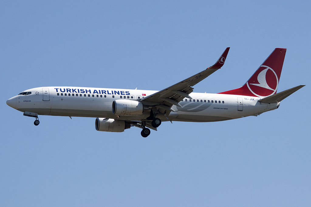 Turkish Airlines, TC-JGK, Boeing, B737-8F2, 06.04.2015, MXP, Mailand-Malpensa, Italy 




