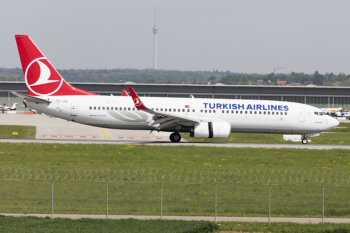 Turkish Airlines, TC-JGL, Boeing, B737-8F2, 11.05.2016, STR, Stuttgart, Germany



