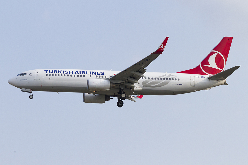 Turkish Airlines, TC-JGS, Boeing, B737-8F2, 11.08.2015, FRA, Frankfurt, Germany




