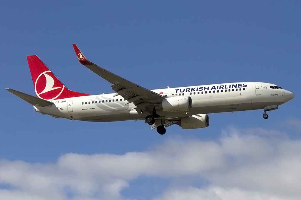 Turkish Airlines, TC-JHK, Boeing, B737-8F2, 02.03.2014, GVA, Geneve, Switzerland 



