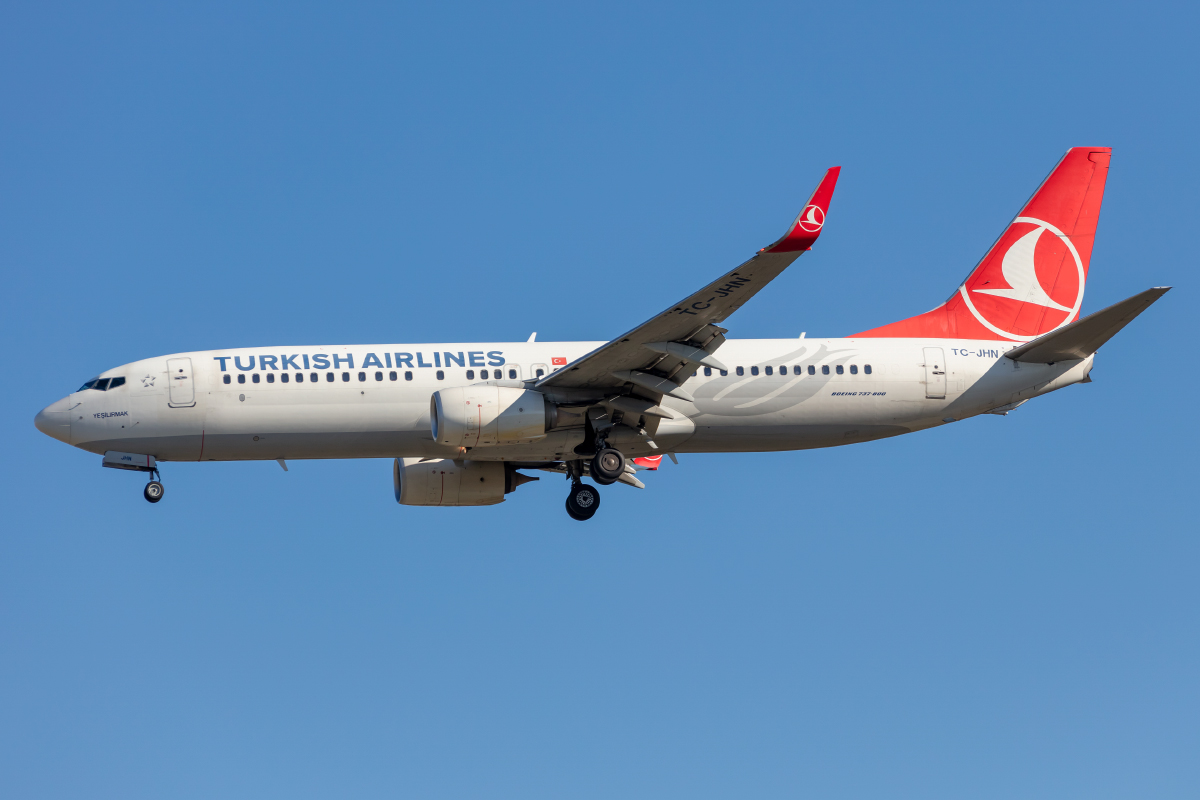 Turkish Airlines, TC-JHN, Boeing, B737-8F2, 05.11.2021, MXP, Mailand, Italy