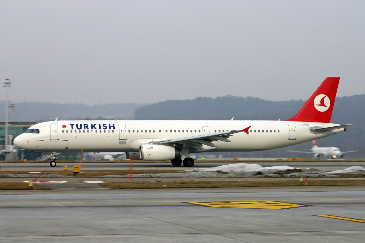 Turkish Airlines, TC-JMC, Airbus A321-231, msn: 806,  Aksaray ,  25.Januar 2006, ZRH Zürich, Switzerland.
