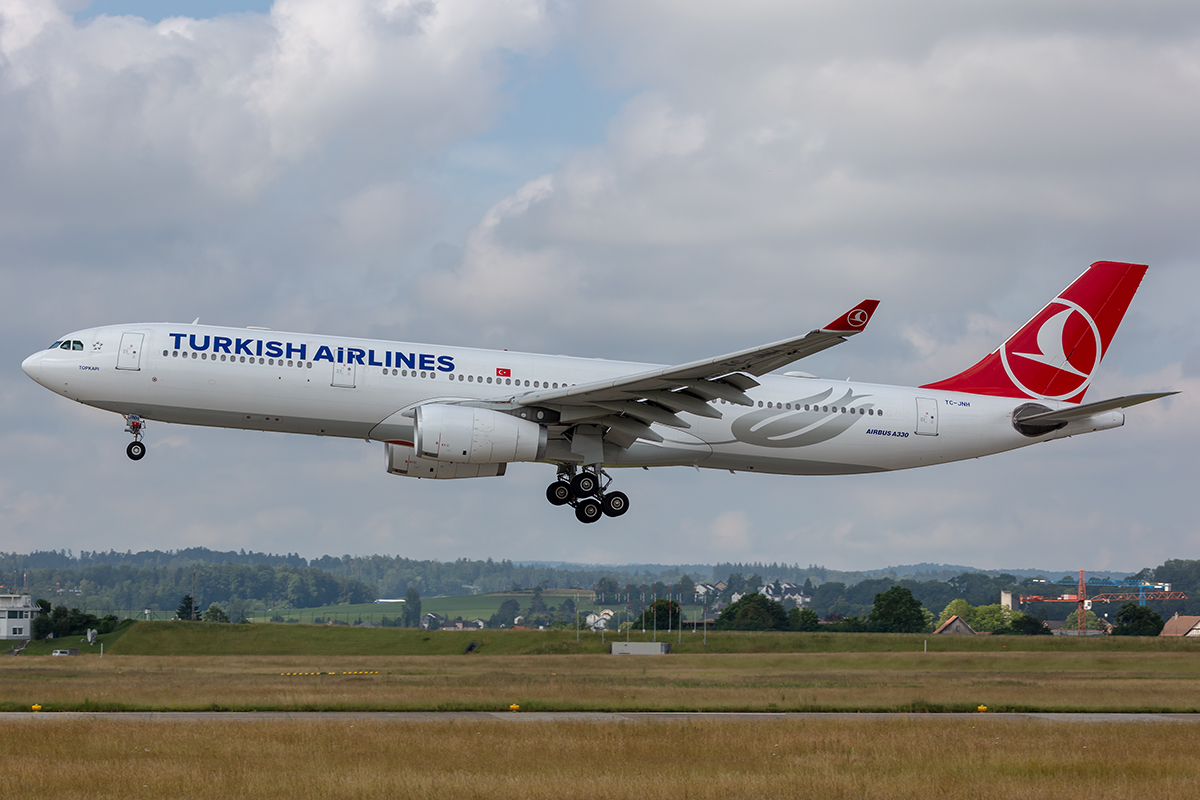 Turkish Airlines, TC-JNH, Airbus, A330-343X, 26.06.2021, ZRH, Zürich, Switzerland
