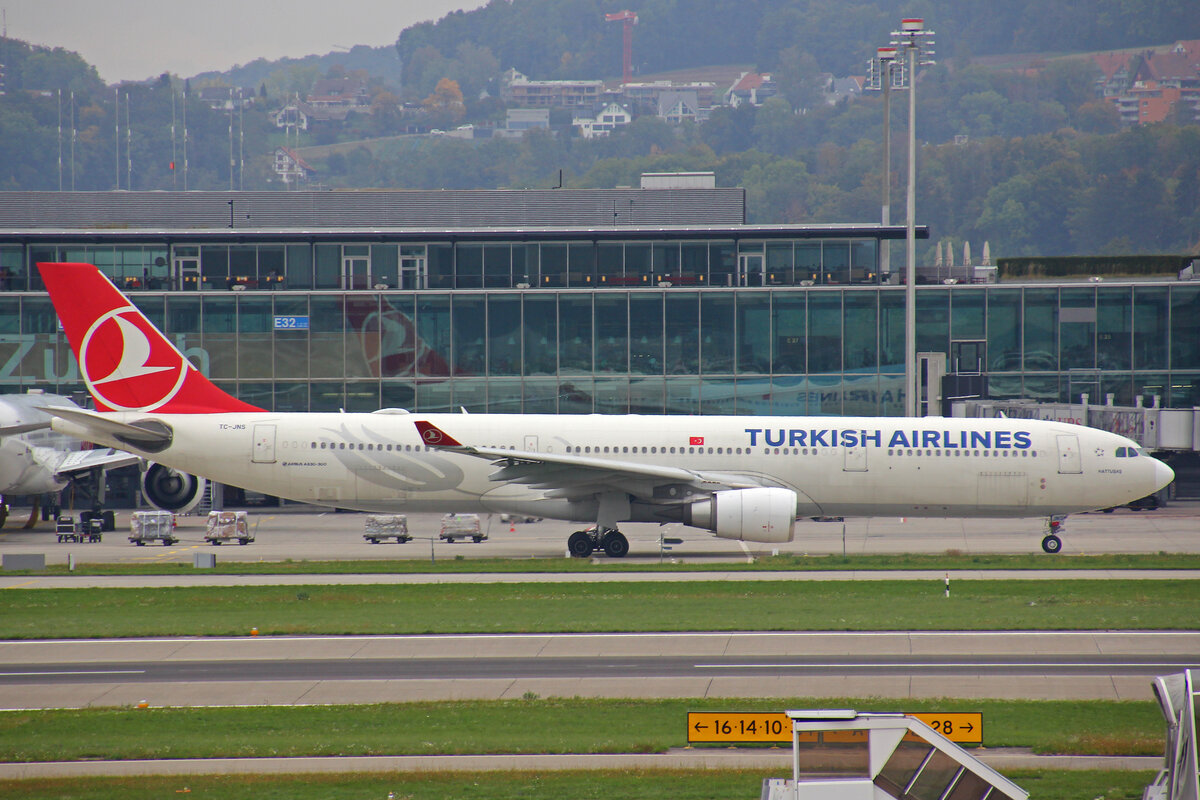 Turkish Airlines, TCJNS, Airbus A330303, msn 1458, "Hattusas", 10