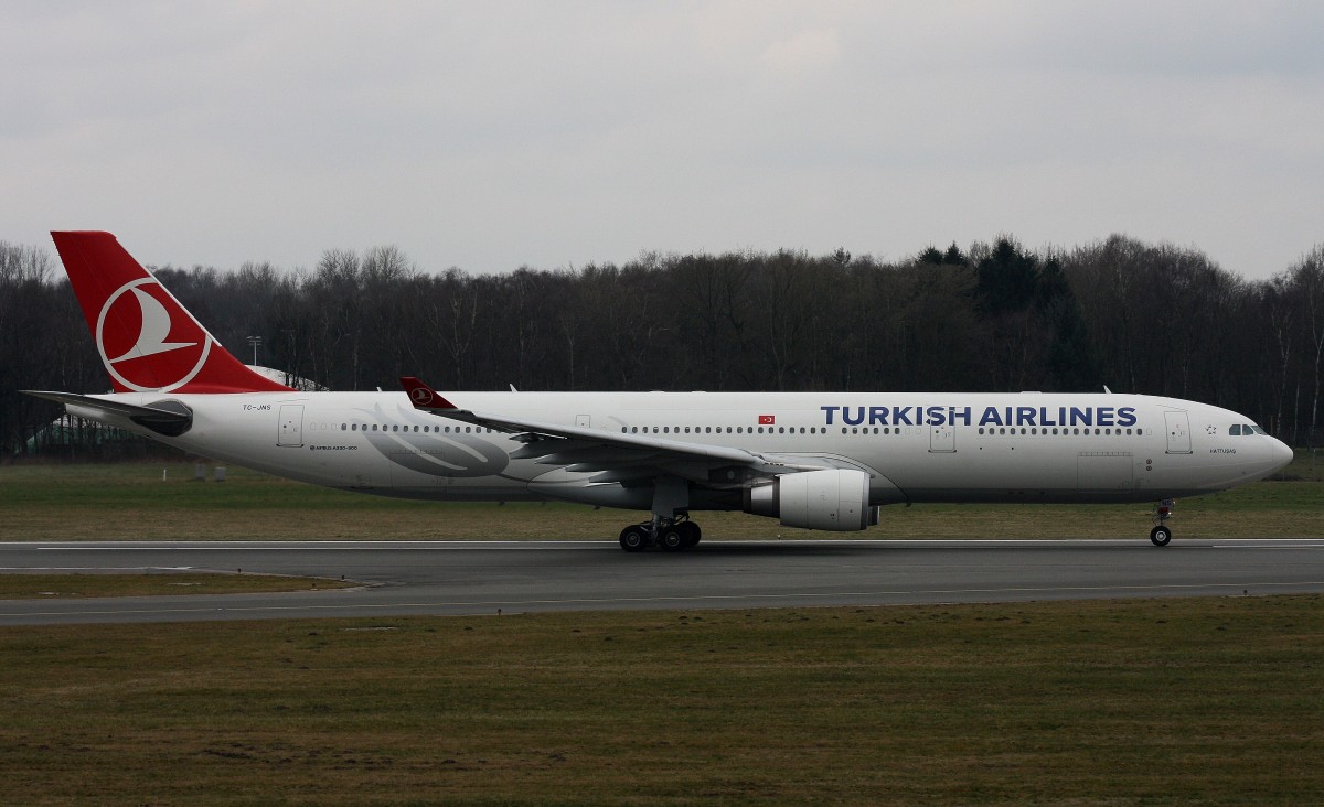 Turkish Airlines, TC-JNS,(c/n 1458),Airbus A 330-303,15.03.2015, HAM-EDDH, Hamburg, Germany (Taufname:Hattusas-war Hauptstadt des Hethiter,liegt in der Provinz Corum)