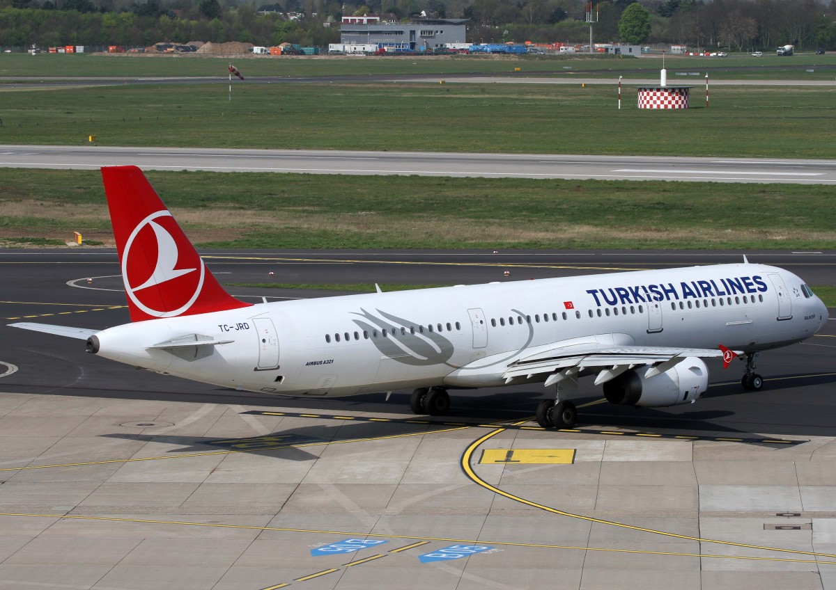 Turkish Airlines, TC-JRD  Balikesir , Airbus, A 321-200 (neue TA-Lackierung), 02.04.2014, DUS-EDDL, Dsseldorf, Germany 