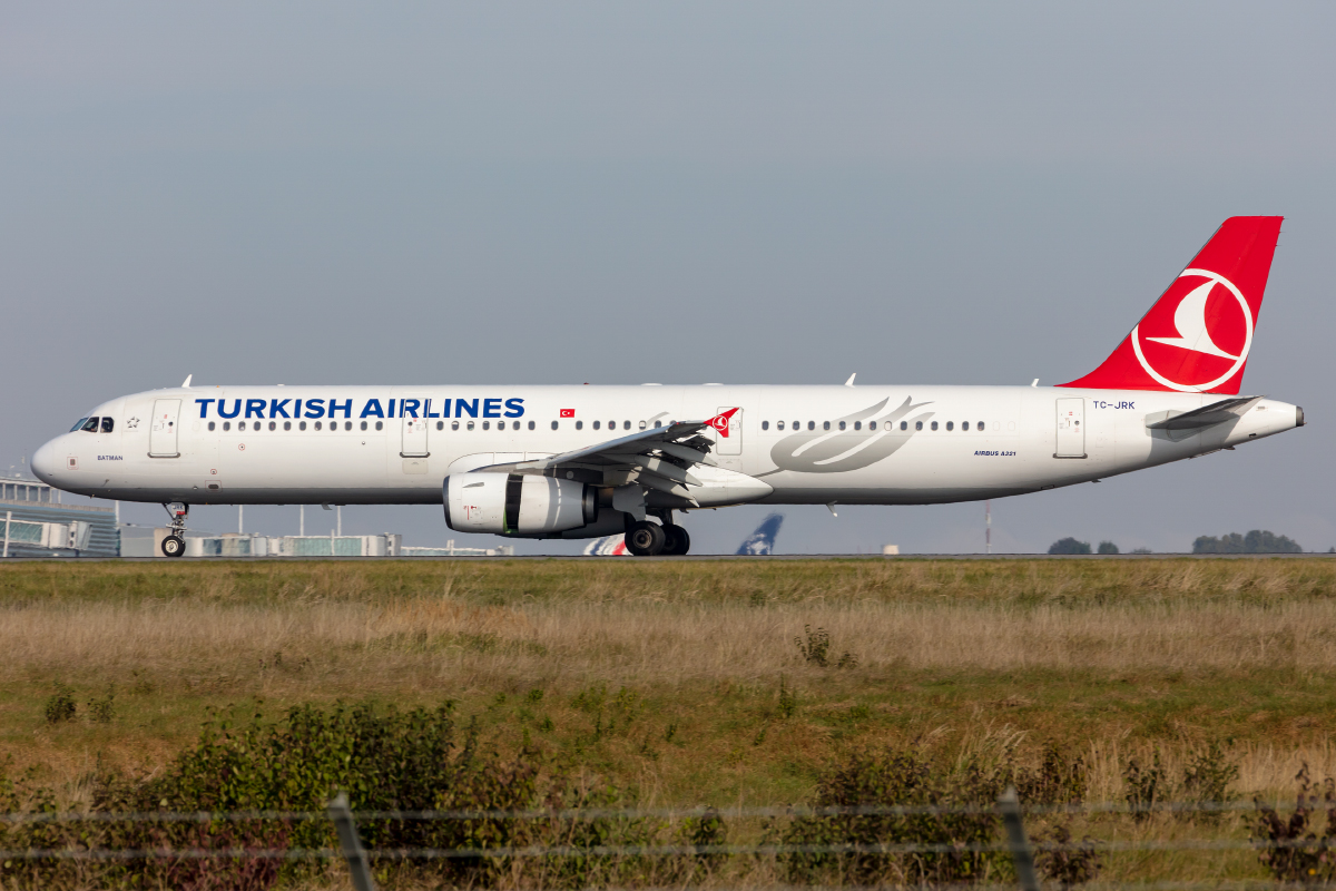 Turkish Airlines, TC-JRK, Airbus, A321-231, 10.10.2021, CDG, Paris, France