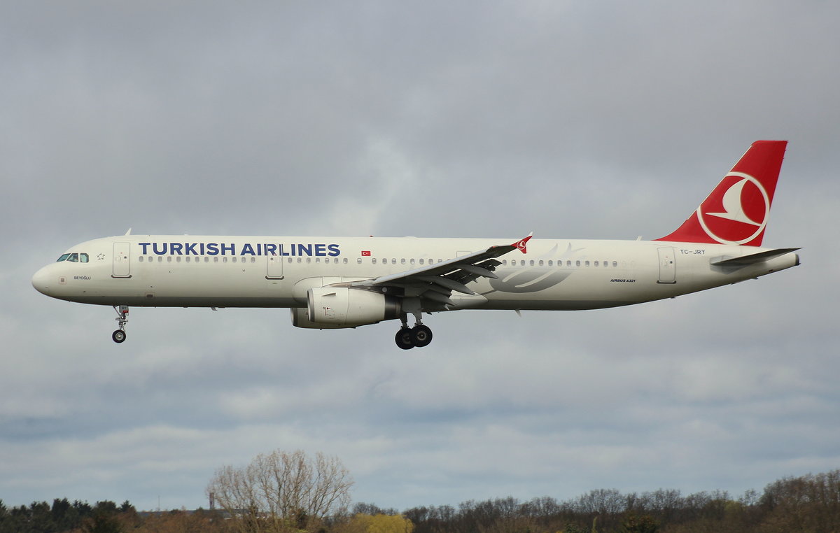 Turkish Airlines, TC-JRY, (c/n 5083),Airbus A 321-231, 24.04.2016, HAM-EDDH, Hamburg, Germany (Name: Beyoglu) 