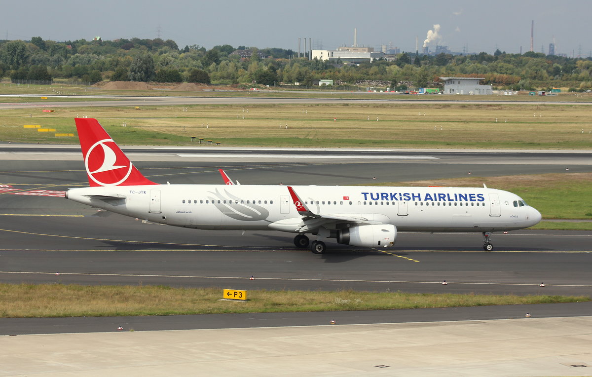 Turkish Airlines, TC-JTK, (c/n 7146),Airbus A 321-231(SL), 01.09.2016, DUS-EDDL, Düsseldorf, Germany (Name: Görele) 