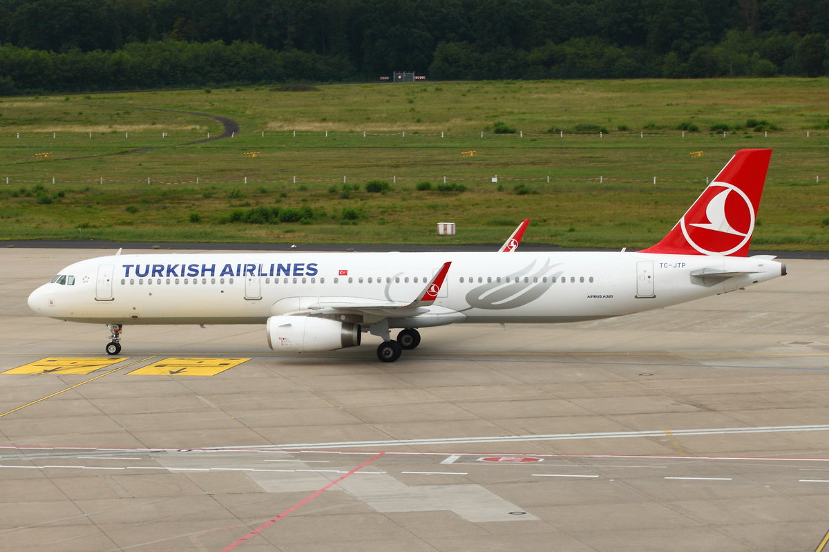 Turkish Airlines, TC-JTP, Airbus A321-231. Köln-Bonn (CGN/EDDK) am 16.07.2017.
