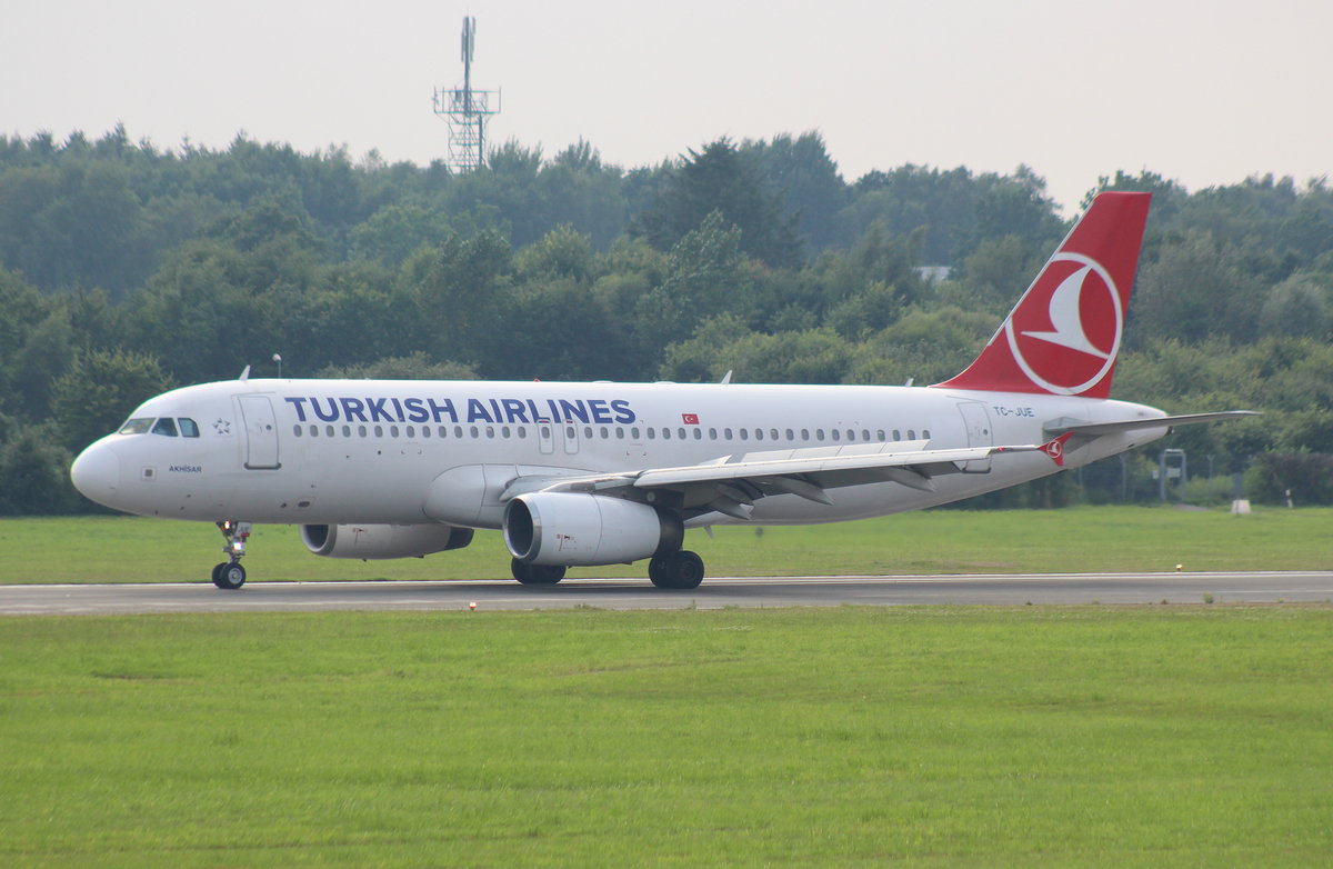 Turkish Airlines, TC-JUE,MSN 2156, Airbus A 320-232, 02.08.2017, HAM-EDDH, Hamburg, Germany 