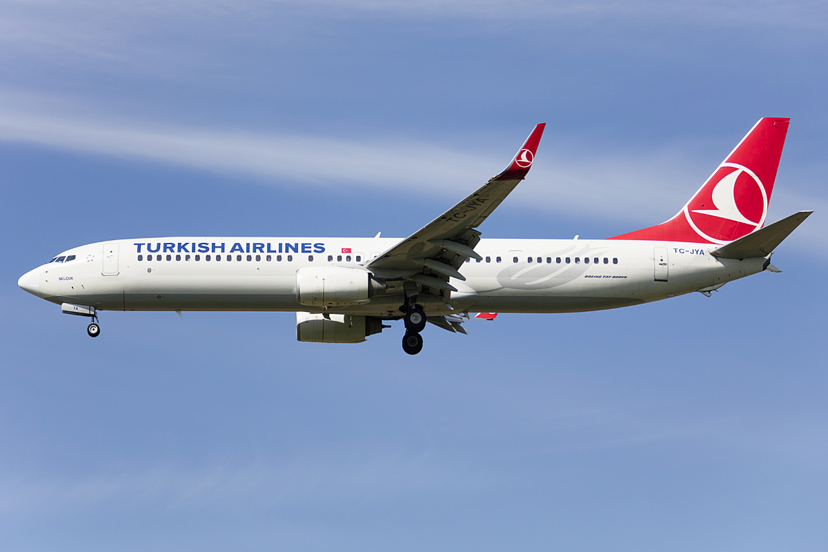 Turkish Airlines, TC-JYA, Boeing, B737-9F2-ER, 18.05.2016, BSL, Basel, Switzerland



