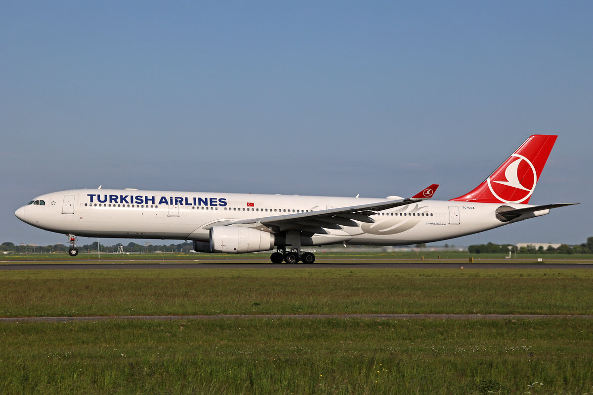 Turkish Airlines, TC-LOA, Airbus A330-343E, msn: 1483, 19.Mai 2023, AMS Amsterdam, Netherlands.
