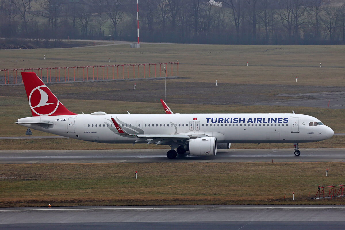 Turkish Airlines, TC-LSE, Airbus A321-271NX, msn: 8732,  Bilecik , 23.Januar 2026, ZRH Zürich, Switzerland.