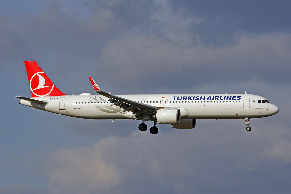 Turkish Airlines, TC-LSS, Airbus A321-271NX, msn: 9157,  Bandirma , 20.März 2021, ZRH Zürich, Switzerland.