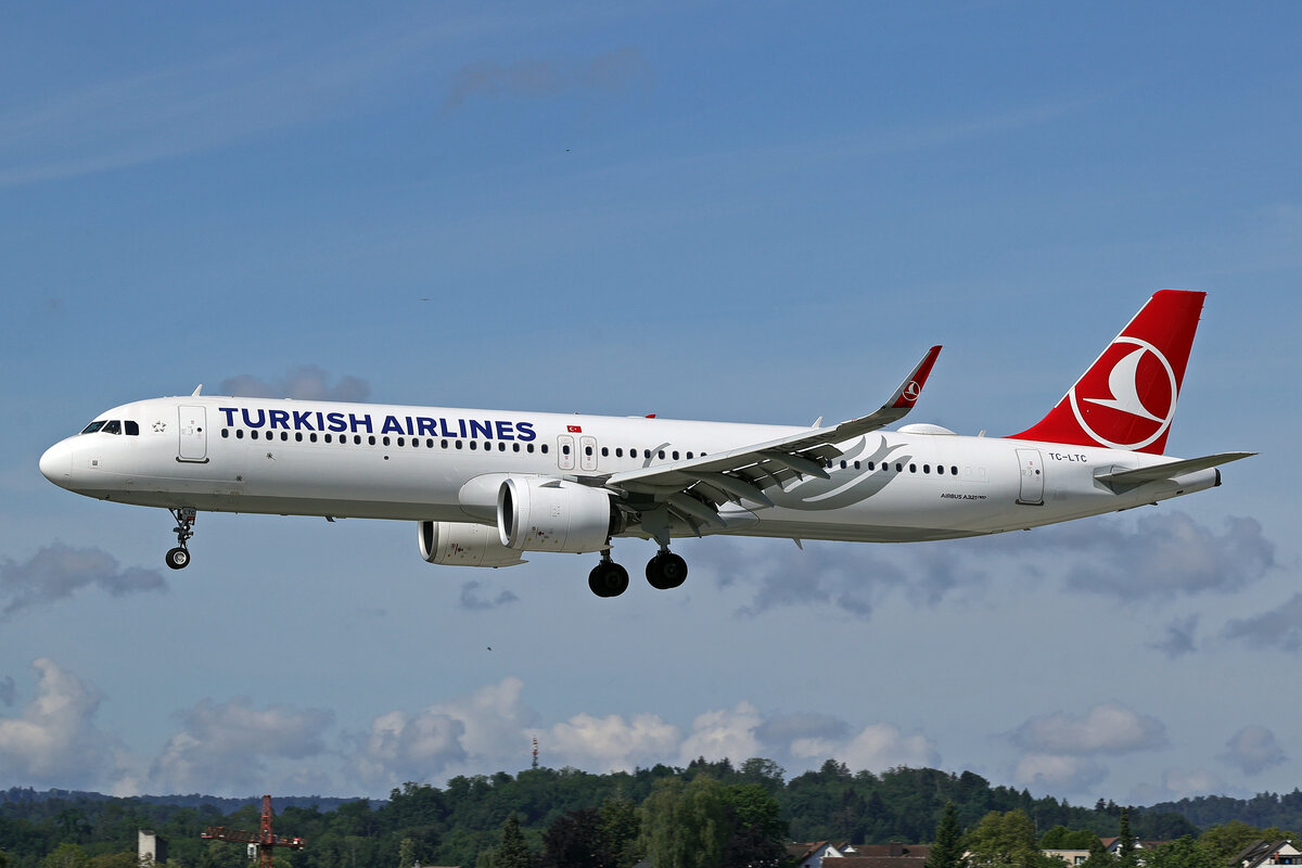 Turkish Airlines, TC-LTC, Airbus A321-271NX, msn: 10143, 17.Mai 2026, ZRH Z�rich, Switzerland.