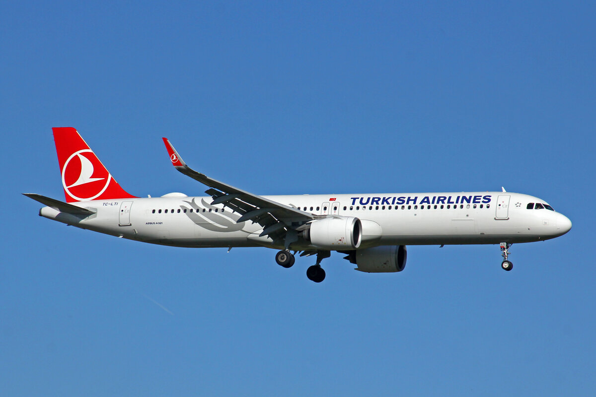 Turkish Airlines, TC-LTI, Airbus A321-271NX, msn: 10367, 23.Oktober 2021, ZRH Zürich, Switzerland.
