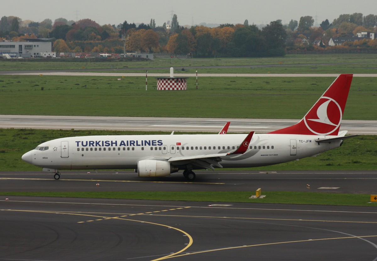 Turkish Airlines,TC-JFM,(c/n 29775),Boeing 737-8F2(WL), 24.10.2015,DUS-EDDL,Düsseldorf,Germany(Taufname:Nigde)