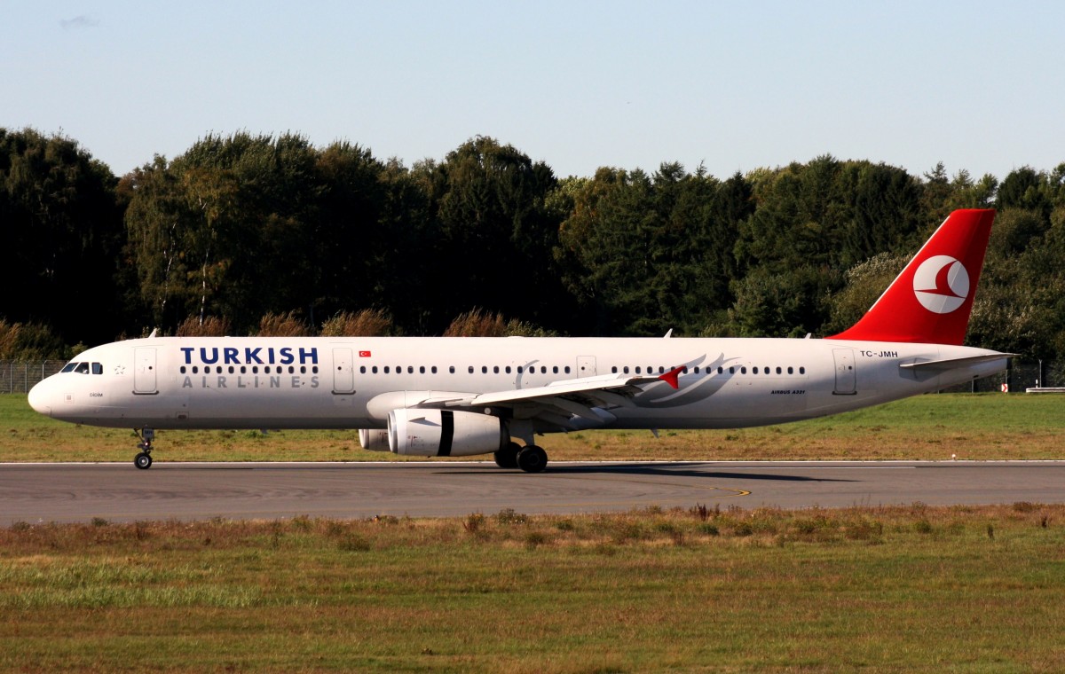 Turkish Airlines,TC-JMH,(c/n3637),Airbus A321-232,29.09.2013,HAM-EDDH,Hamburg,Germany