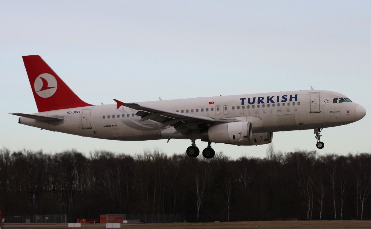 Turkish Airlines,TC-JPG,(c/n3010),Airbus A320-232,10.02.2014,HAM-EDDH,Hamburg,Germany