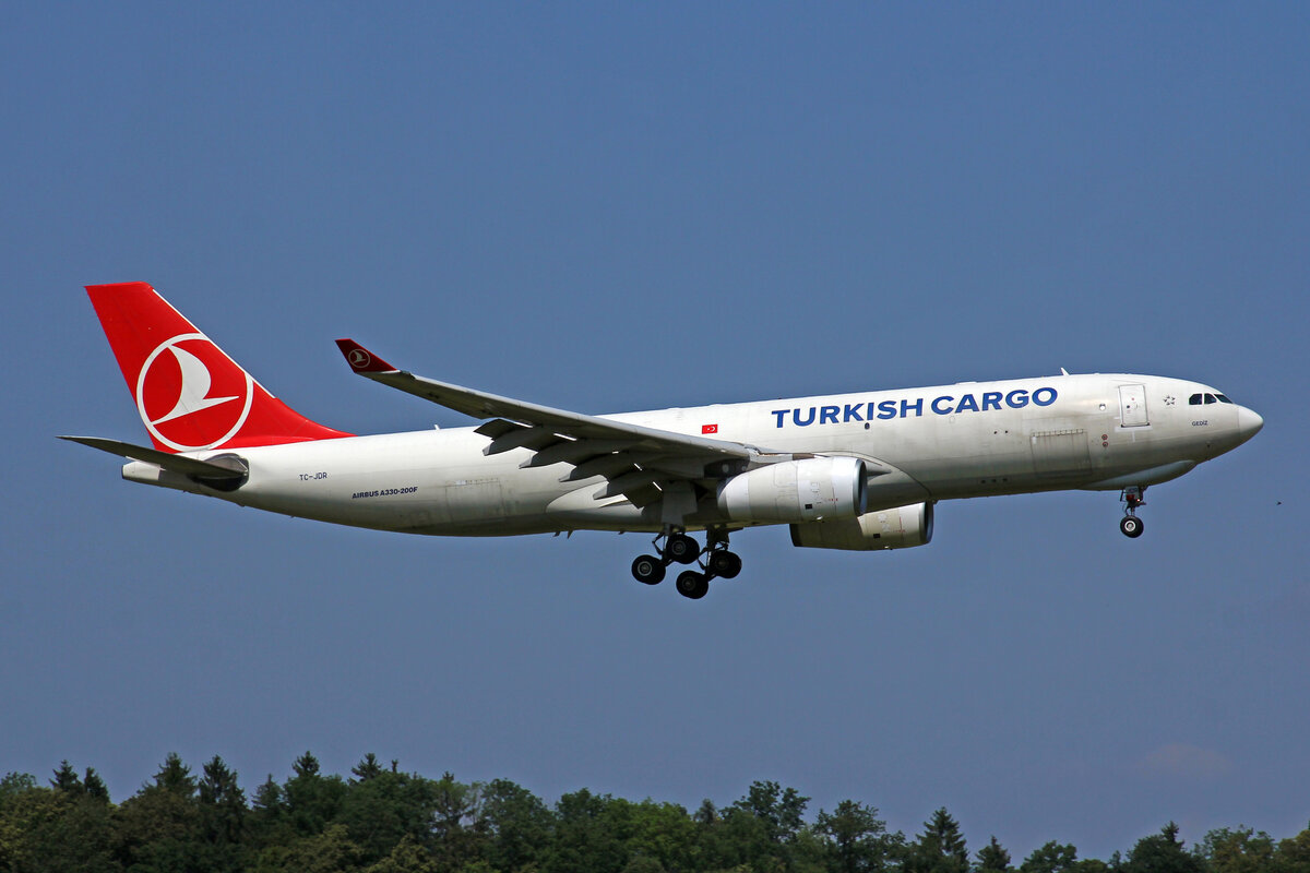 Turkish Cargo, TC-JDR, Airbus A330-243F, msn: 1344,  Gediz , 21.Juli 2021, ZRH Zürich, Switzerland.