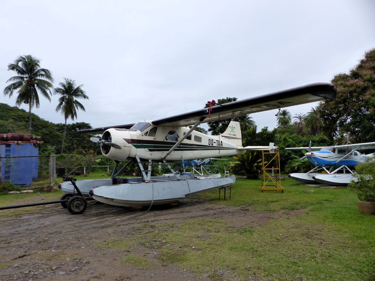 Turtle Airways, De Havilland DHC-2 MK 1 Beaver, DQ-TAA, Nadi Airport Golf Club-Wailoaloa Beach, 6.8.2025