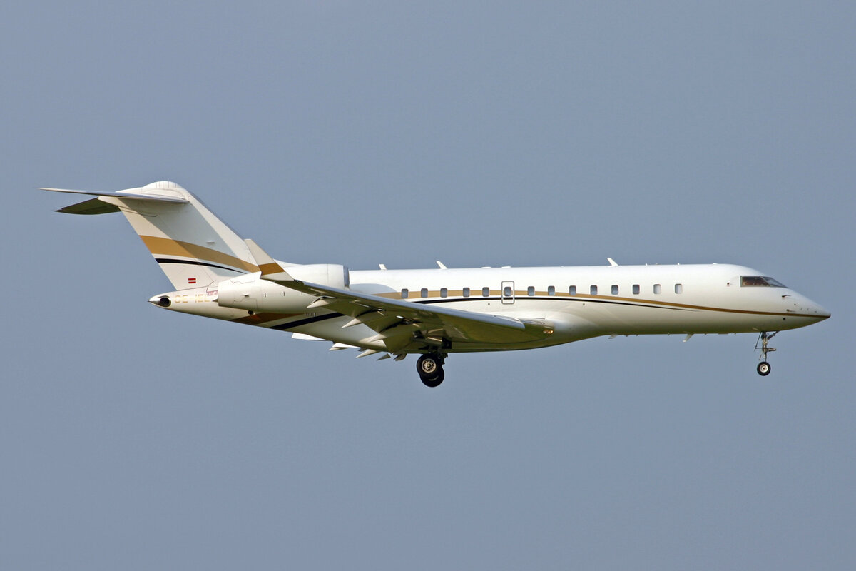 Tyrolean Jet Service, OE-IEL, Bombardier Global, msn: 9099,  Swarovski , 27.Juni 2006, ZRH Zürich, Switzerland.