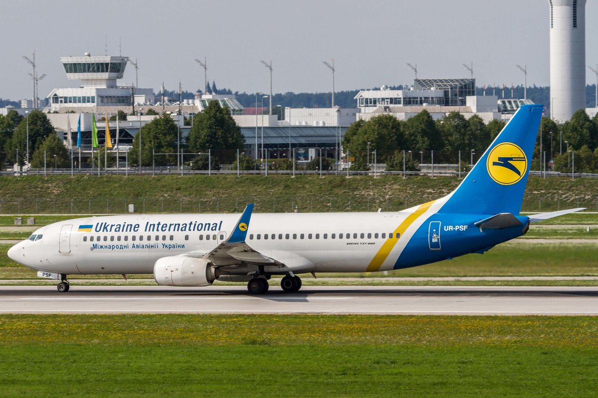 Ukraine International Airlines (PS-AUI), UR-PSF, Boeing, 737-84R wl, 22.08.2017, MUC-EDDM, München, Germany 
