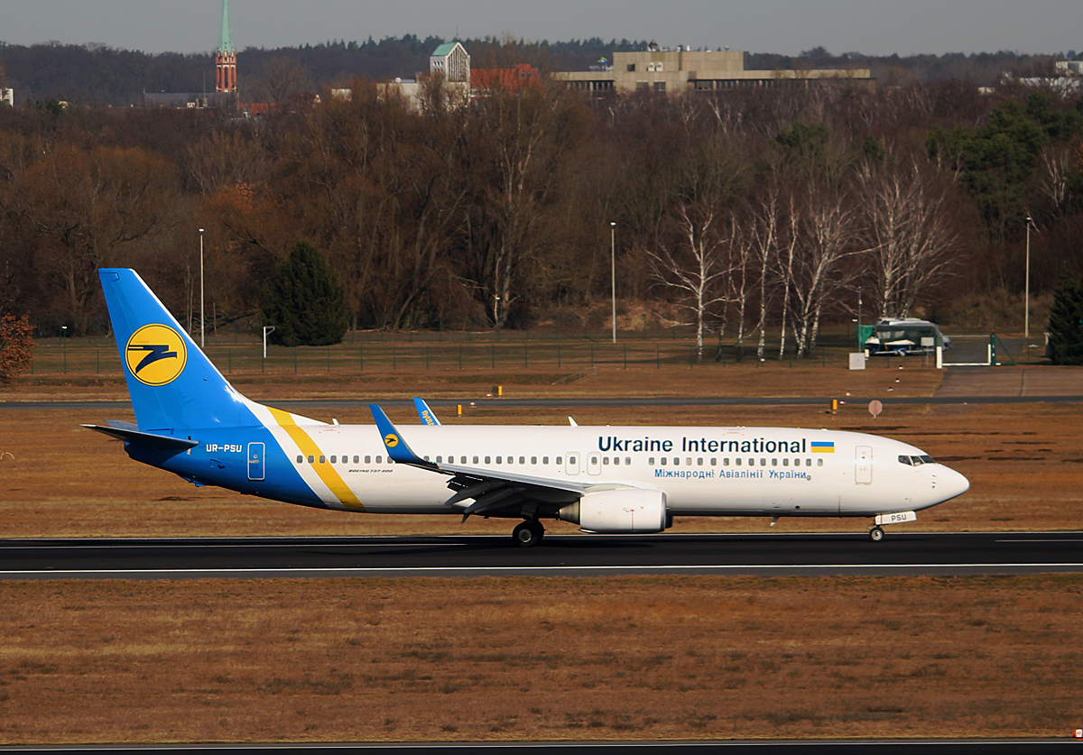 Ukraine International, Boeing B 737-8AS, UR-PSU, TXL, 04.03.2017