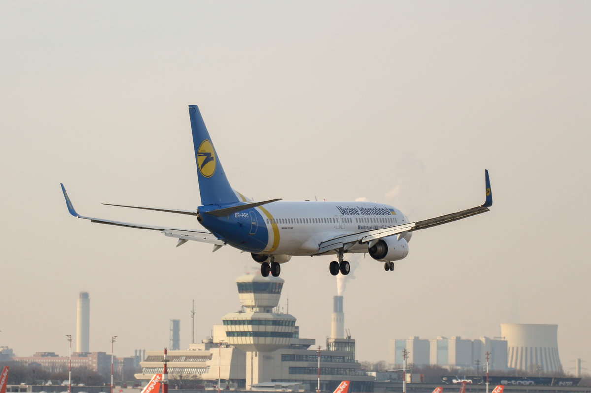Ukraine International, Boeing B 737-8AS, UR-PSU, TXL, 17.02.2019