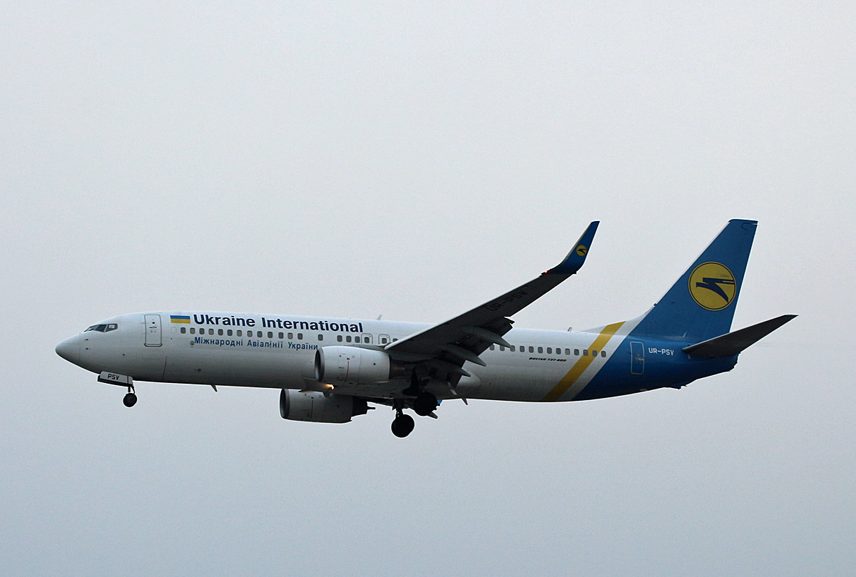 Ukraine International, Boeing B 737-8AS, UR-PSV, TXL, 19.01.2020