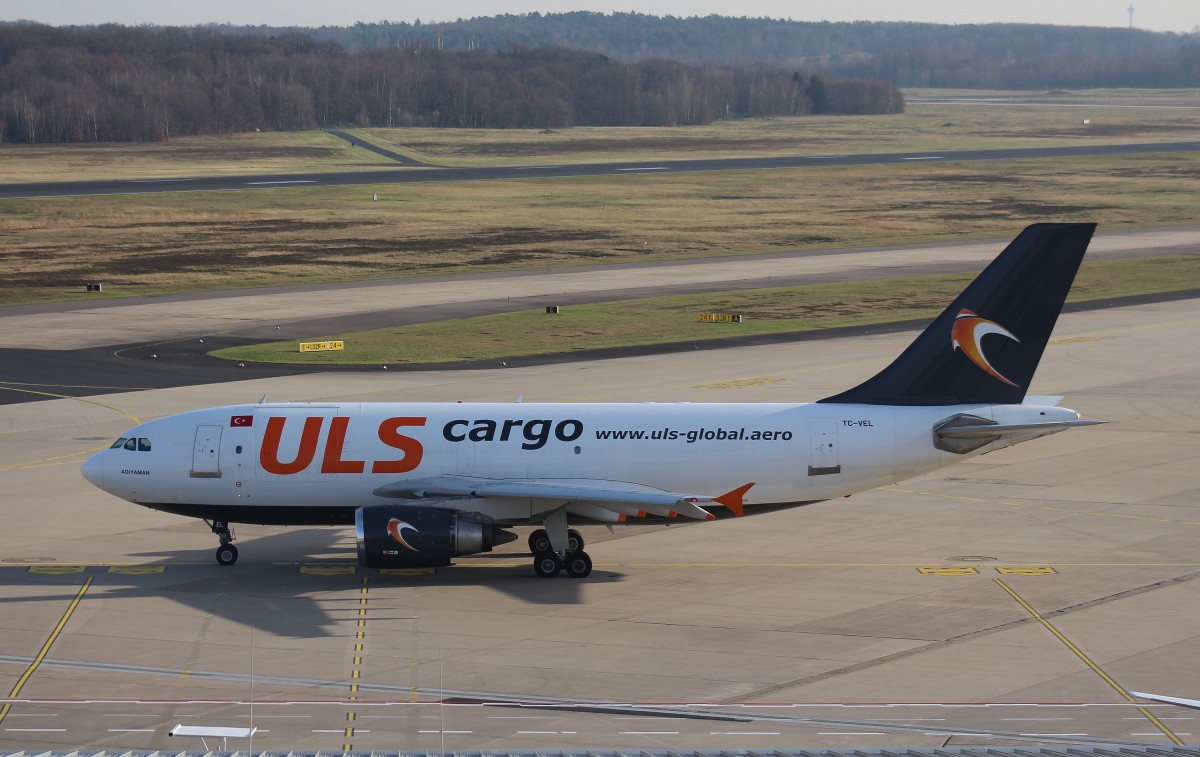 ULS Airlines Cargo, TC-VEL,(C/N 622),Airbus A 310-304F,29.12.2015,CGN-EDDK, Köln -Bonn,Germany 